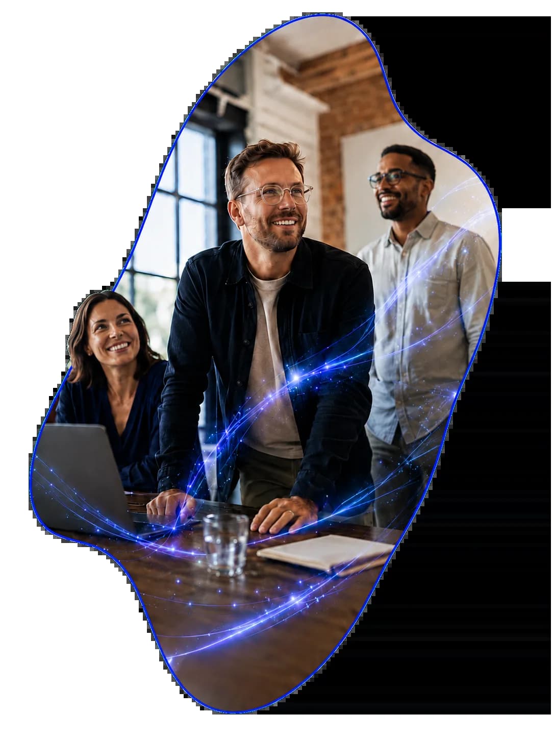 Illustration representing B2B client acquisition at scale